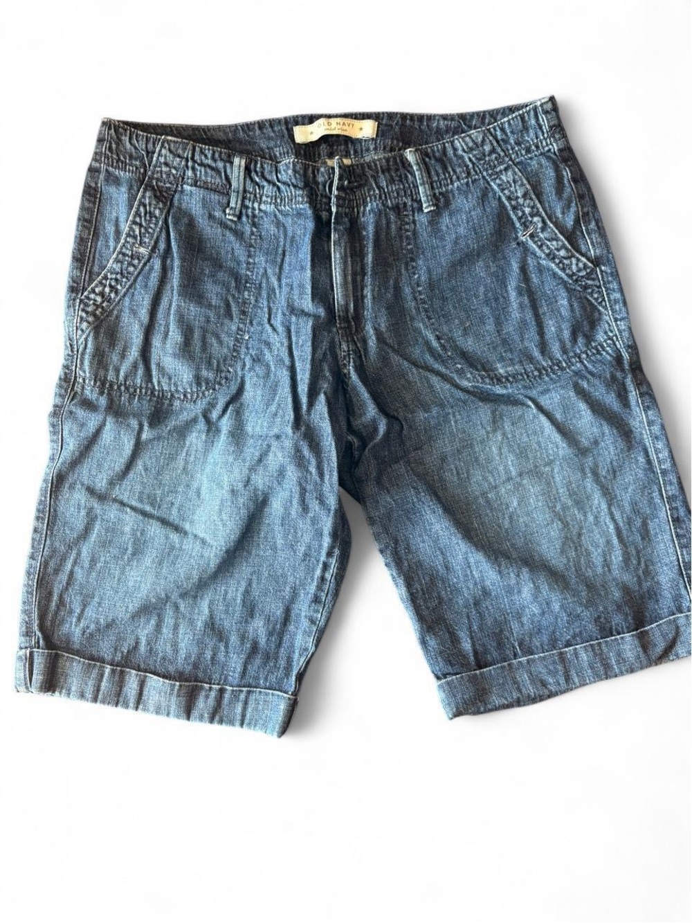 Old Navy Men's Medium Blue Denim Jean Shorts